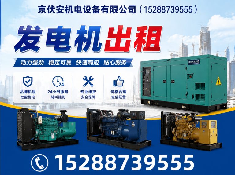 东营静音发电车租赁展示图
