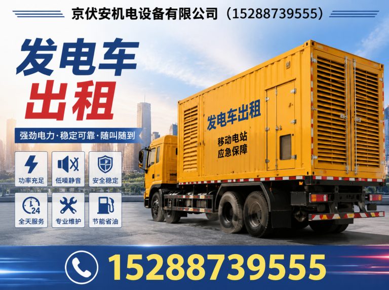 东营发电车租赁展示图