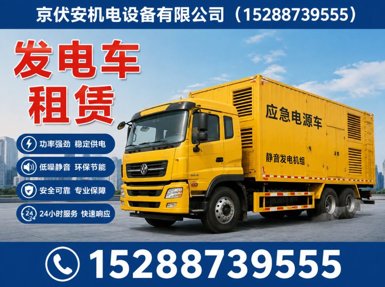 东营发电机租赁展示图